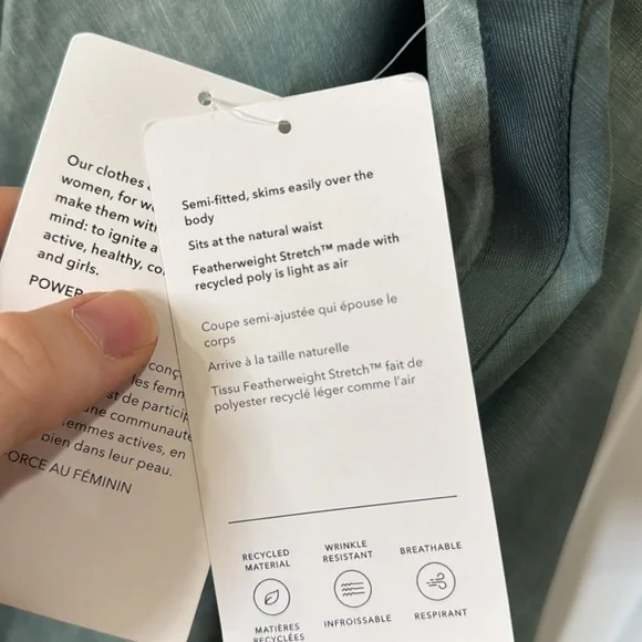 *NEW* ATHLETA NOLITA SLIM TAPERED PRINTED CROP PANT SIZE 20 - Picture 11 of 11